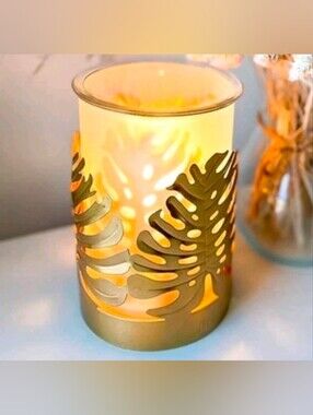 Luxe Leaves Wax Warmer • Retired BNIB